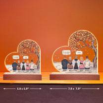 Always On My Mind, Forever In My Heart - Personalized LED Light