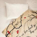 Always On Our Minds, Forever In Our Hearts - Personalized Blanket