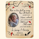 Always On Our Minds, Forever In Our Hearts - Personalized Blanket