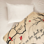 Always On Our Minds, Forever In Our Hearts - Personalized Blanket