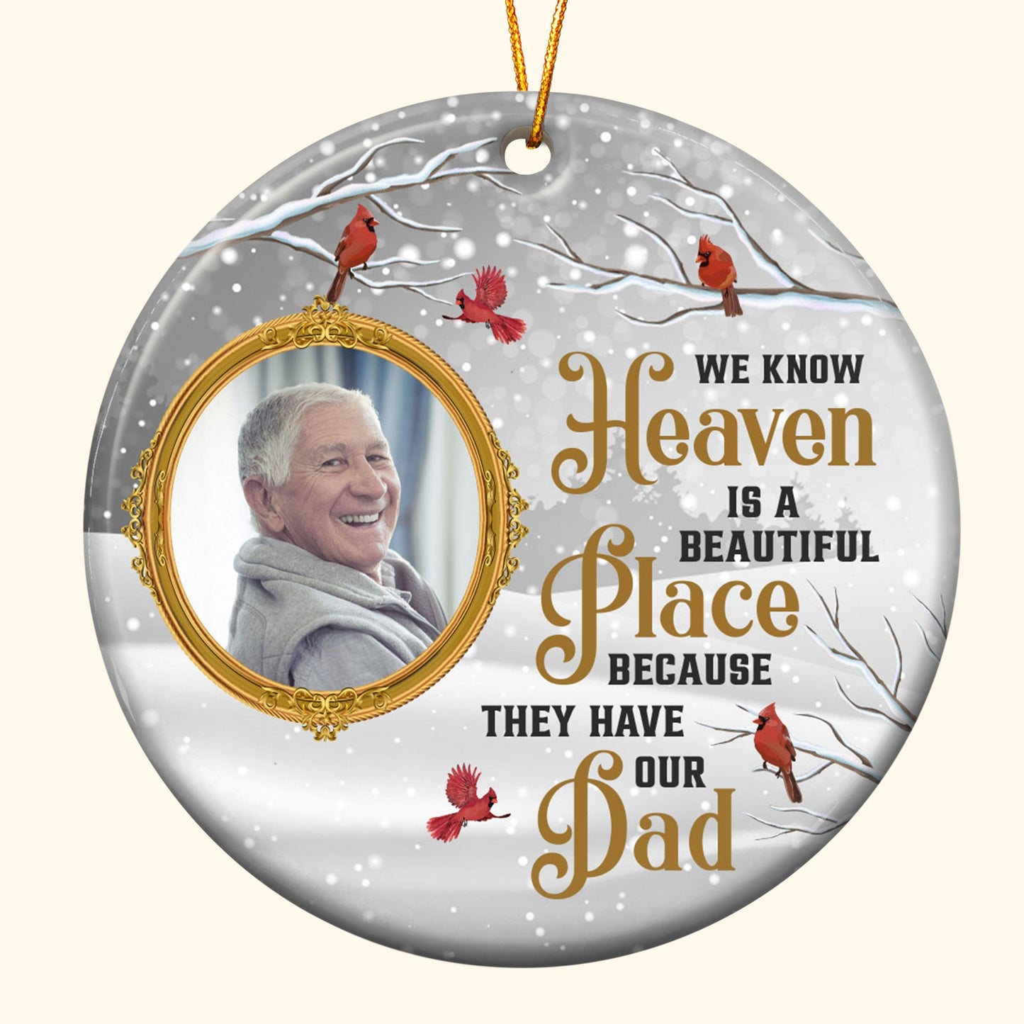Always On Our Minds, Forever In Our Hearts - Personalized Ceramic Ornament - Christmas, Memorial Gift For Family Members, Remembrance Gift, Brothers, Sisters, Dad, Mom, Family With Lost Ones