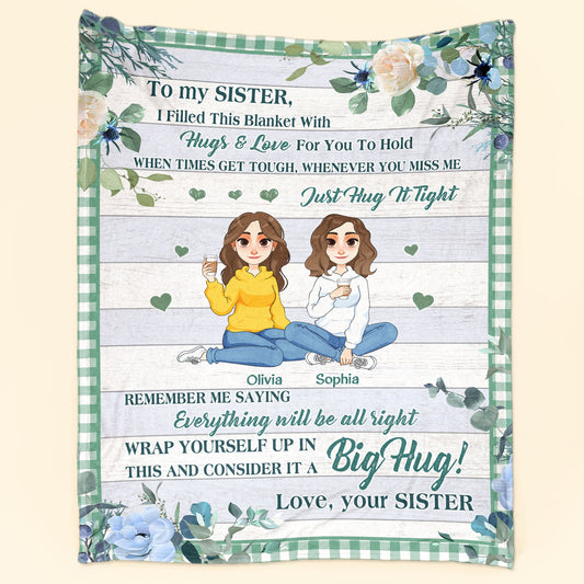 Always Sisters - Personalized Blanket