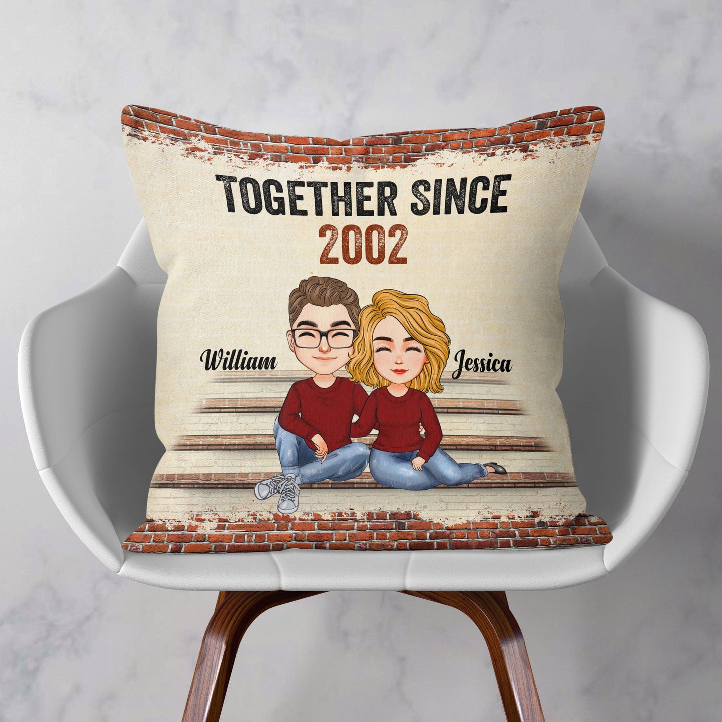 Always Together - Personalized Pillow (Insert Included)