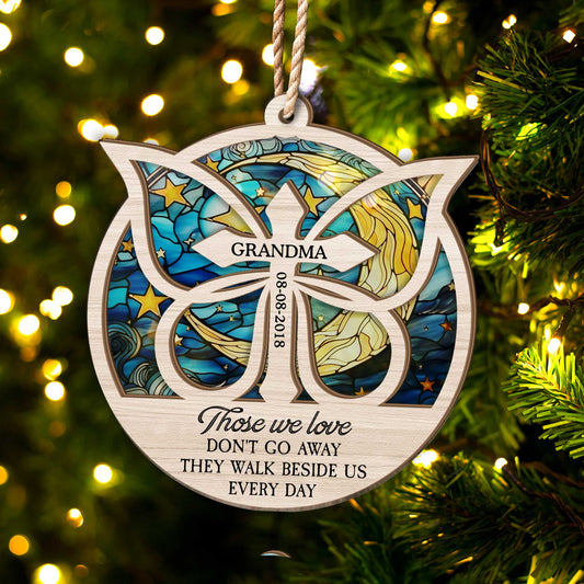 Always With Me - Personalized Suncatcher Ornament