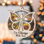 Always With Me - Personalized Suncatcher Ornament