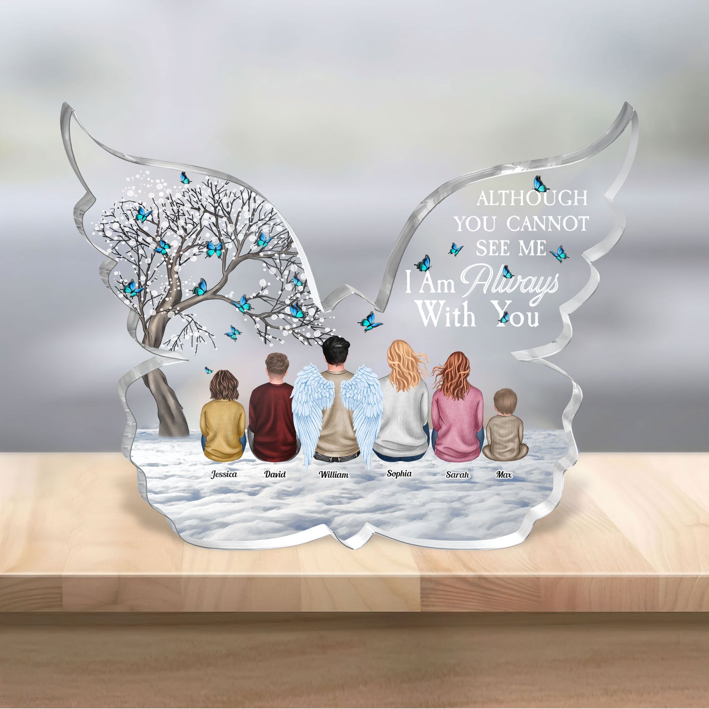 Always With You - Personalized Custom Shaped Acrylic Plaque