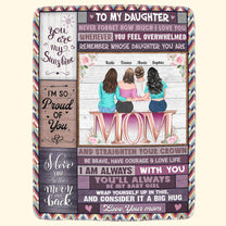 Always Be My Baby Girl - Personalized Daughter Blanket