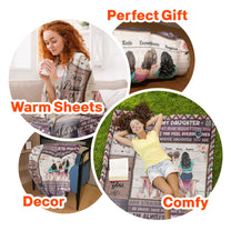 Always Be My Baby Girl - Personalized Daughter Blanket