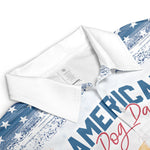 America Pet Dad Pet Mom - Custom Photo Polo Shirt