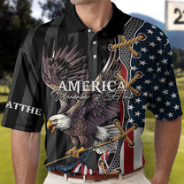 America Remember And Honor - Custom Polo Shirt