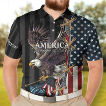 America Remember And Honor - Custom Polo Shirt