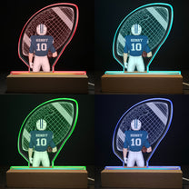 American Football Player - Personalized LED Light