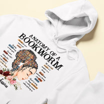 Anatomy Of A Bookworm - Personalized Shirt - Birthday, Funny Gift For Bookworn, Book Lovers, Reading Lovers