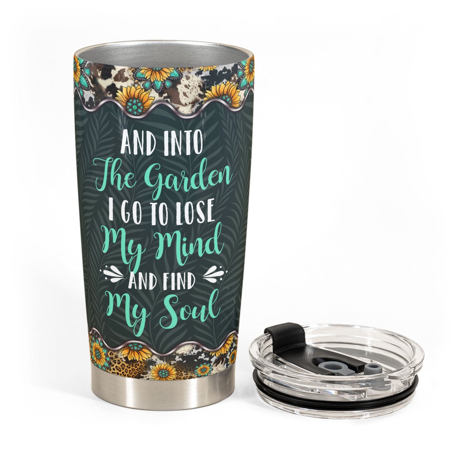 And Into The Garden I Go - Personalized Tumbler Cup - Birthday Gift For Gardener, Garden Lover, Plant Mom