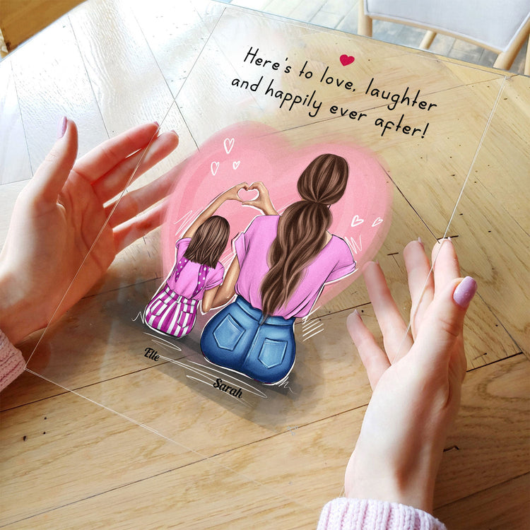 And Suddenly You Were My Everything - Personalized Acrylic Plaque - Birthday Gift Mother's Day Gift For Mom, Wife -  Gift From Husband