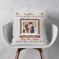 Our Love Our Home - Personalized Pillow (Insert Included)