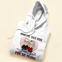 Annoying Each Other For Years And Still Going Strong - Personalized Shirt - Christmas, Anniversary, Birthday Gift For Couples, Husband, Wife, Lovers, Anniversary, Engagement