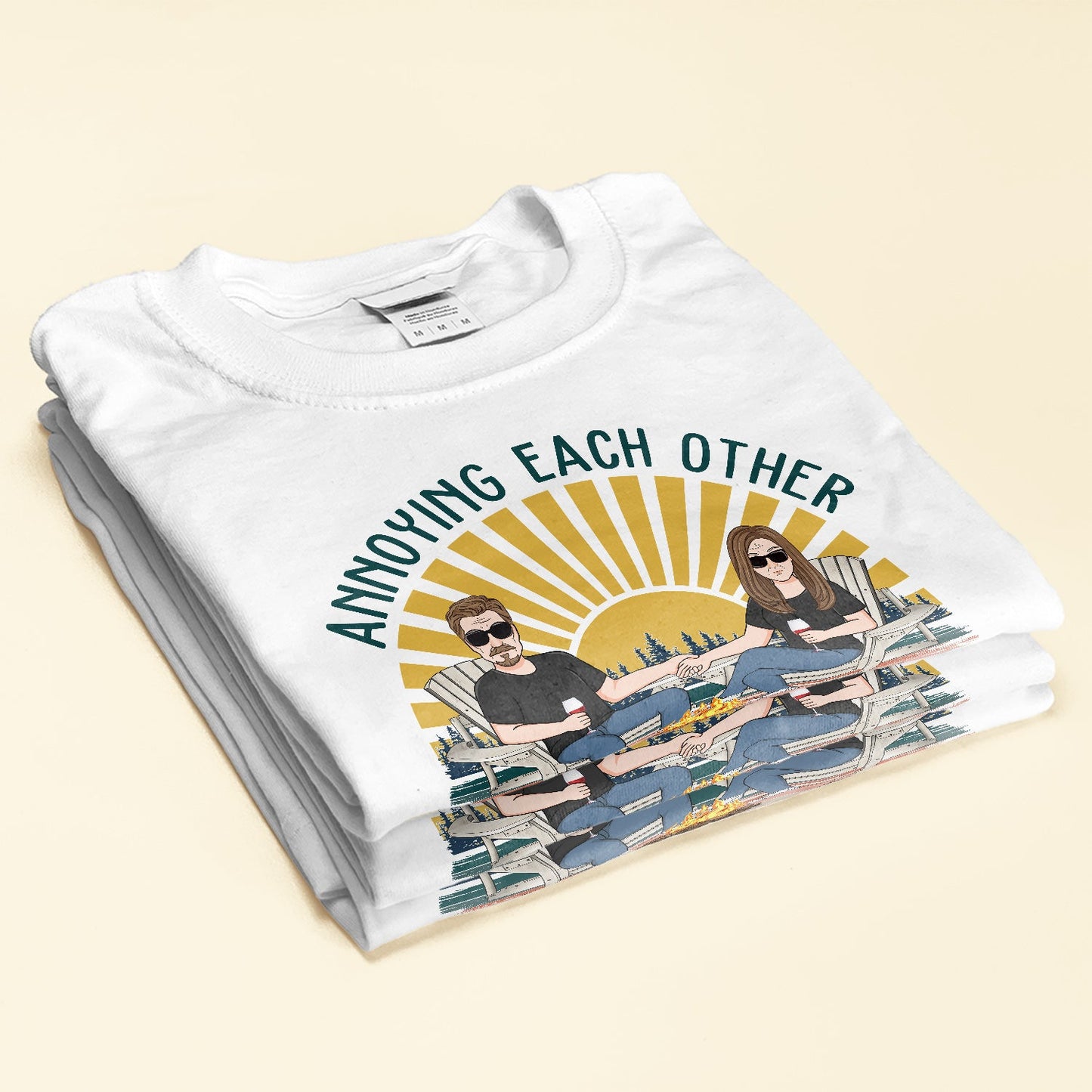 Annoying Each Other - Personalized Shirt - Birthday Anniversary Gift For Husband, Wife - Gift For Parents From Daughters, Sons