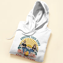 Annoying Each Other - Personalized Shirt - Birthday Anniversary Gift For Husband, Wife - Gift For Parents From Daughters, Sons