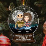 Annoying Each Other Since - Personalized Custom Shaped Acrylic Ornament
