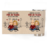 Annoying Each Other For Many Years - Personalized Tumbler Cup