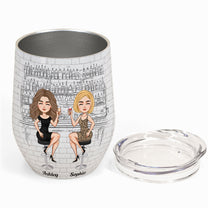 Another Year Of Bonding Over Alcohol - Personalized Wine Tumbler