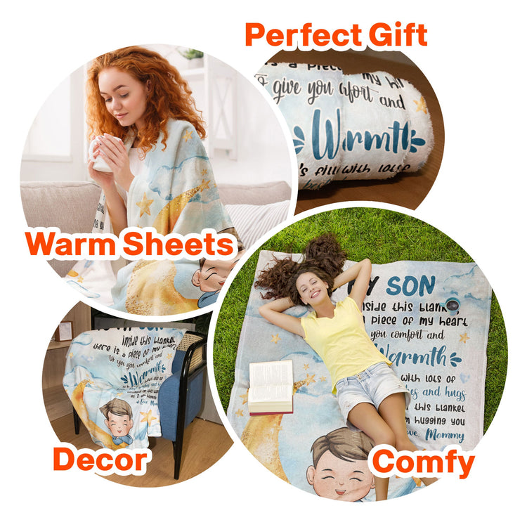 As I'm Hugging You - Personalized Blanket