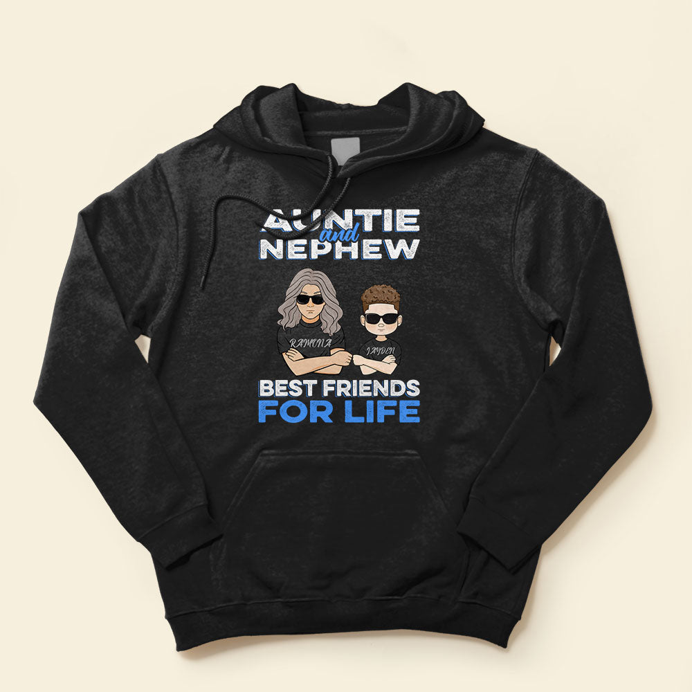 Auntie-And-Niece-And-Nephew-Family-Custom-Shirt-Gift-For-Auntie-Niece-And-Nephew