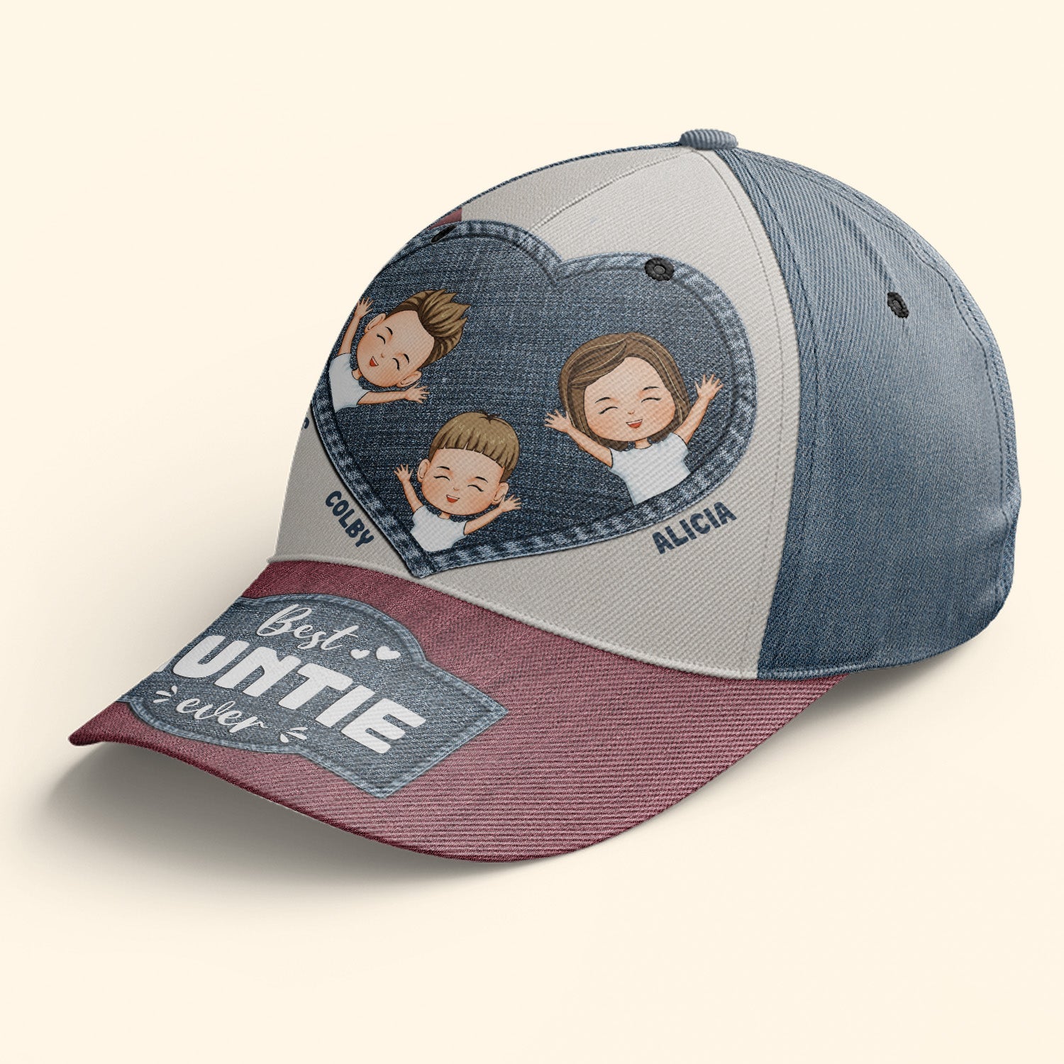 Auntie Cap Gift For Auntie - Personalized Classic Cap