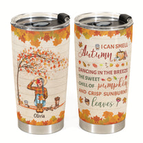 Autumn Pumpkin - Personalized Tumbler - Fall Season Gift For Fall Lovers
