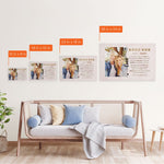 Awesome Bonus Mom - Personalized Poster/Wrapped Canvas - Birthday Gift Mother's Day Gift For Bonus Mom, Step Mom