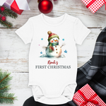 Baby 1st Christmas Gift For Newborn - Personalized Baby Onesie
