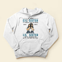Back To Back Proud Sisters - Personalized Shirt - Gifts For Sisters
