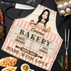 Baked With Love - Personalized Apron With Pocket - Baking Apron For Women, Men, Kitchen Chef Gifts For Mom, Wife, Baker