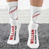 Baseball - Personalized Crew Socks