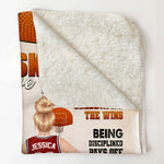 Basketball Life Lessons - Personalized Blanket - Birthday Gift For Basketball Girls, Friends, Daughters, Sisters