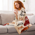 Basketball Life Lessons - Personalized Blanket - Birthday Gift For Basketball Girls, Friends, Daughters, Sisters