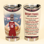 Basketball Life Lessons - Personalized Tumbler Cup