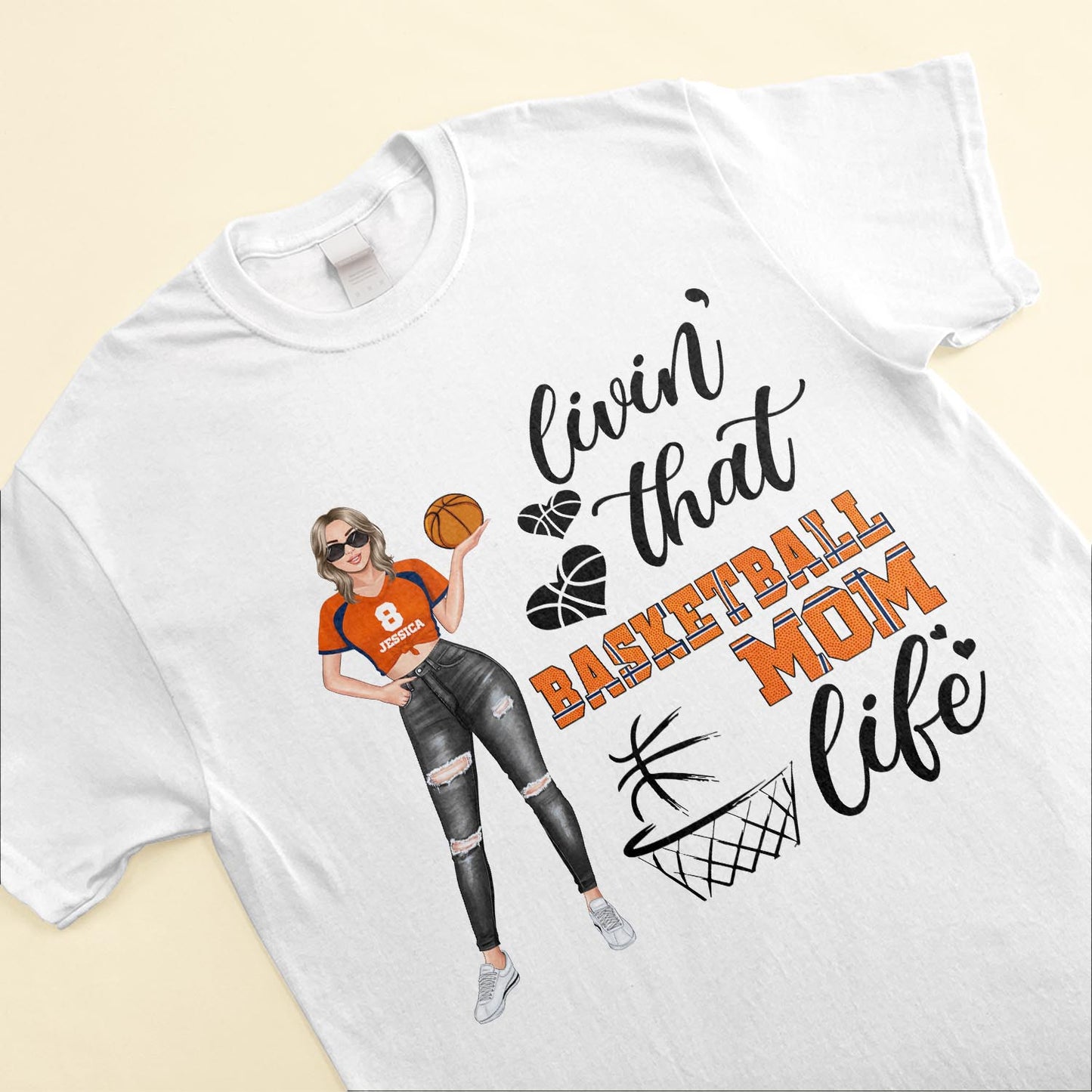 Basketball Mom Life - Personalized Shirt