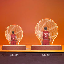 Basketball Player - Personalized LED Light