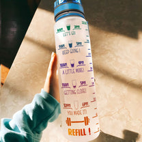 Be A Badass With A Good Ass - Personalized Tracker Bottle