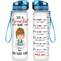 But Did You Die Nurse Life - Personalized Water Tracker Bottle - Birth –  Macorner