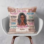 Beautiful Victorious Capable Amazing - Personalized Pillow (Insert Included)