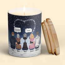 Because Someone We Love Is In Heaven - Personalized Candle