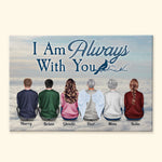 Because Someone We Love Is In Heaven - Personalized Wrapped Canvas - Christmas Gift For Family, Memorial Canvas, Remembrance Canvas