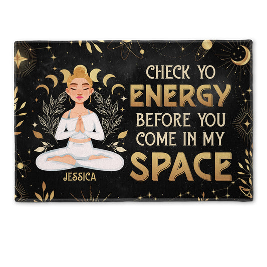 Before Coming In My Space - Personalized Doormat