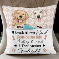 Before Saying Goodnight - Personalized Pocket Pillow (Insert Included)