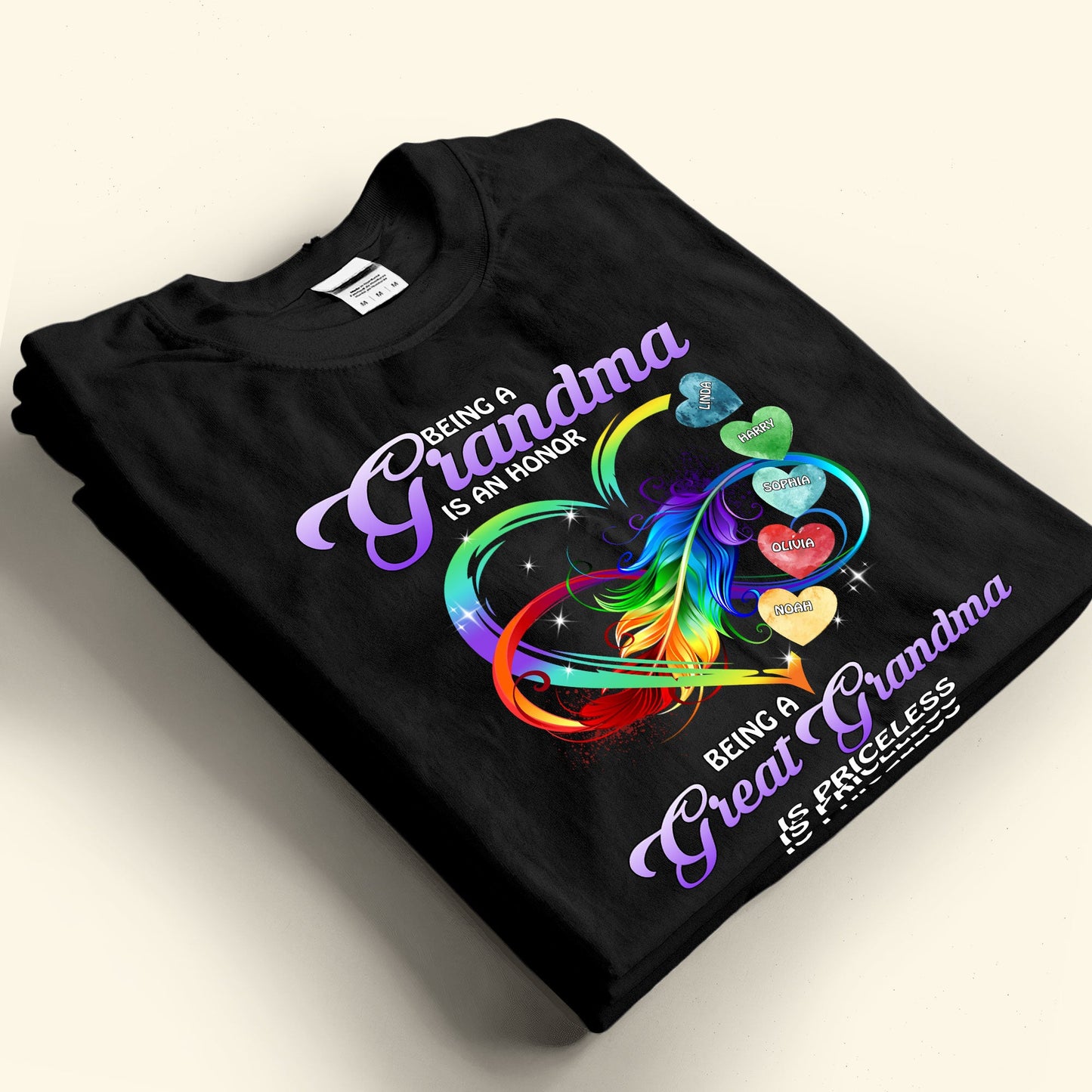 Being A Grandma Being A Great Grandmother Is Priceless - Personalized Shirt