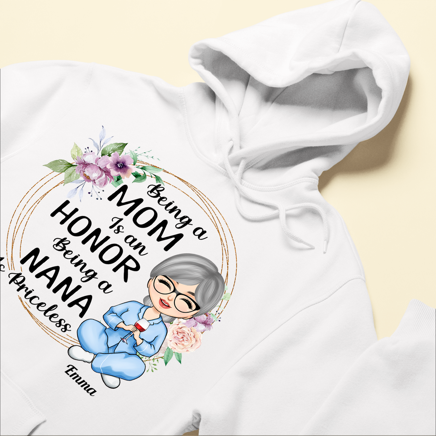 Being A Nana Is Priceless - Personalized Shirt - Birthday Mother's Day Gift For Grandma, Nana - Gift From Daughters, Sons, Husband
