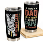 Being Papa Is Priceless - Personalized Tumbler Cup